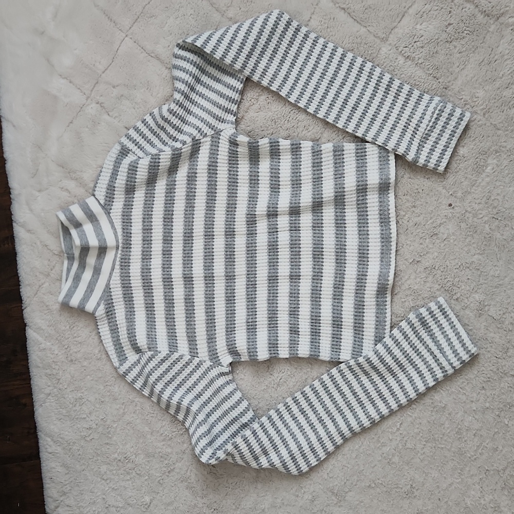 Aerie Mock Neck Waffle
